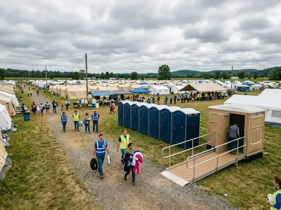 disaster-relief-camp-restrooms-010 — frequently asked questions, Dumpster & Portable Bathrooms Rental in Ten Mile Run, NJ